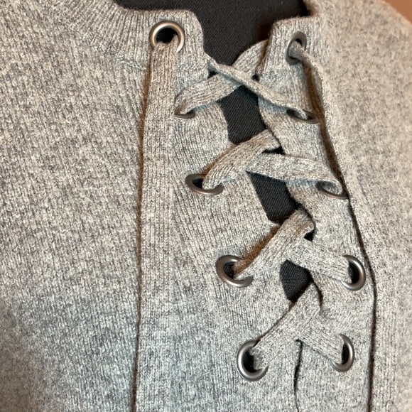 Madewell Lace-Up Pullover Sweater - Picture 5 of 14